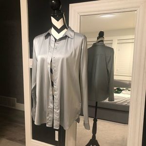 Light Blue/Silver Blouse